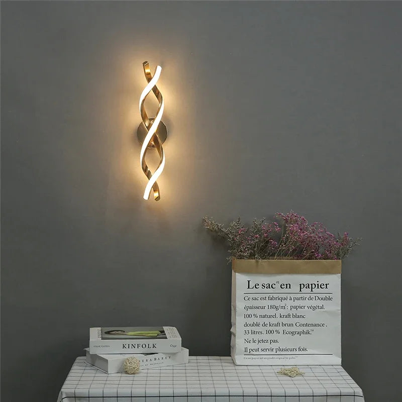 Modern minimalist acrylic LED wall light