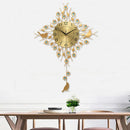 unique metal european design pendulum wall clock