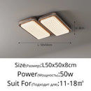 Modern LED ceiling light with simple design, eye protection and full spectrum