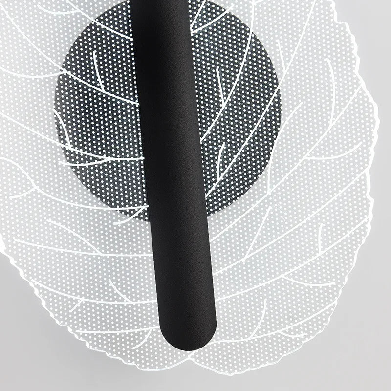 Leaf-shaped LED wall light for creative lighting - vue 5 sur 8