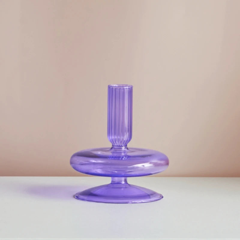 Glass candle holders for wedding decor and Christmas gifts - vue 11 sur 24