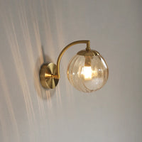 Nordic glass LED wall light