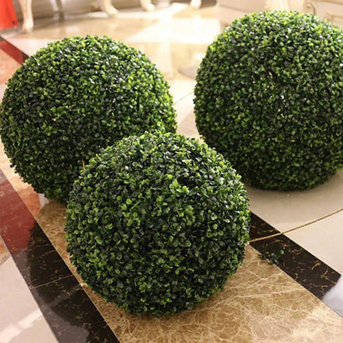 Artificial topiary ball plant for garden, wedding and party decor - vue 6 sur 6