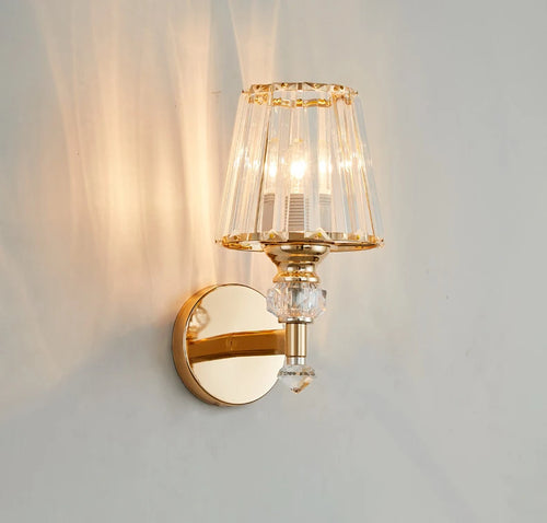 Modern nordic luxury crystal LED wall light - vue 10 sur 9