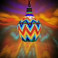Bohemian art vase chandelier for handmade home decor