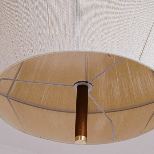 Nordic wabi sabi cotton thread pendant light for interior decoration - vue 6 sur 9