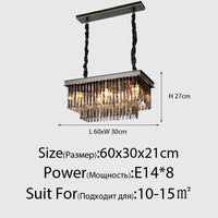 Luxury Italian style crystal chandelier for interior decoration