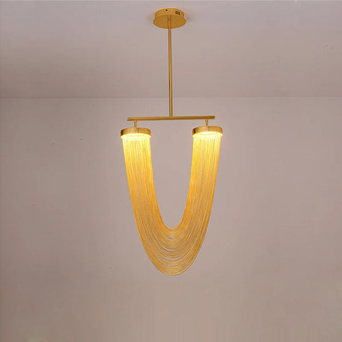 Vintage LED chandelier trendy lighting for interiors - vue 6 sur 21