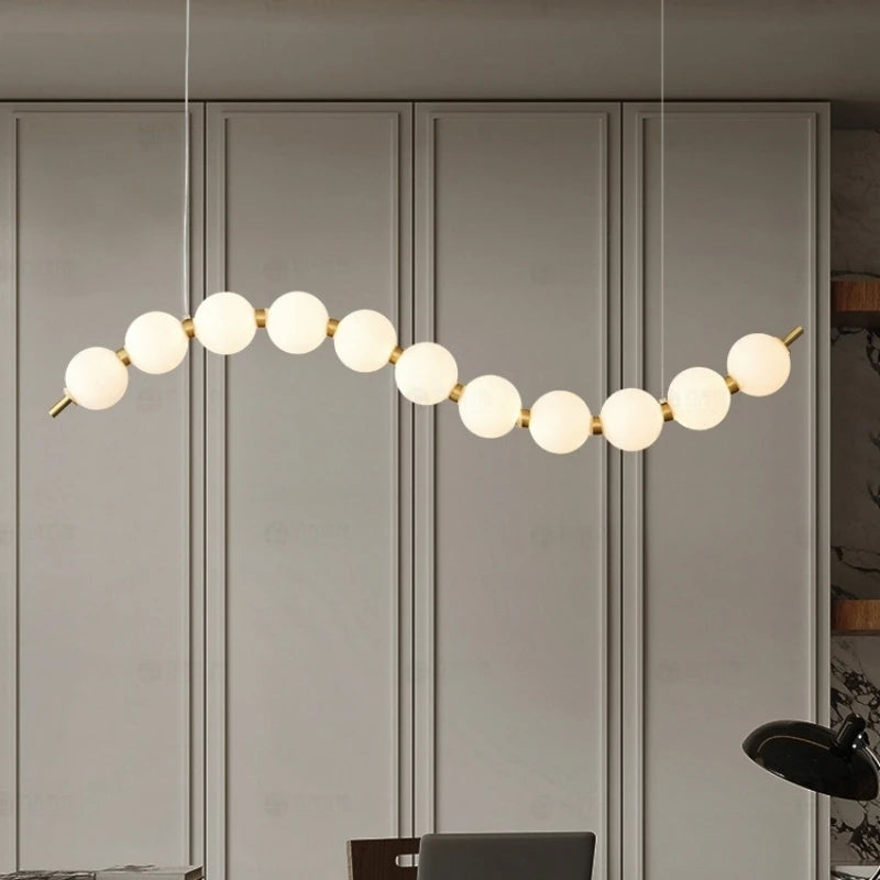 Acrylic pendant chandelier for kitchen, bar and shop