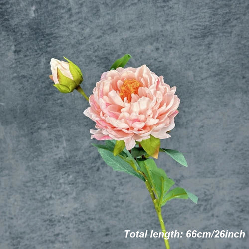 Silk artificial peony bouquet for weddings and home decor - vue 14 sur 21