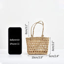 rattan picnic basket for storage and home decor