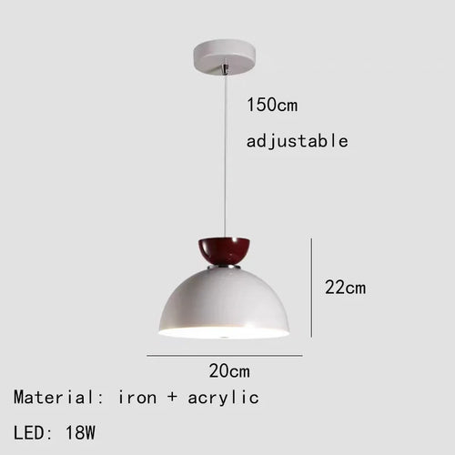 lustre moderne réglable cordon métallique pour intérieur design - vue 24 sur 24