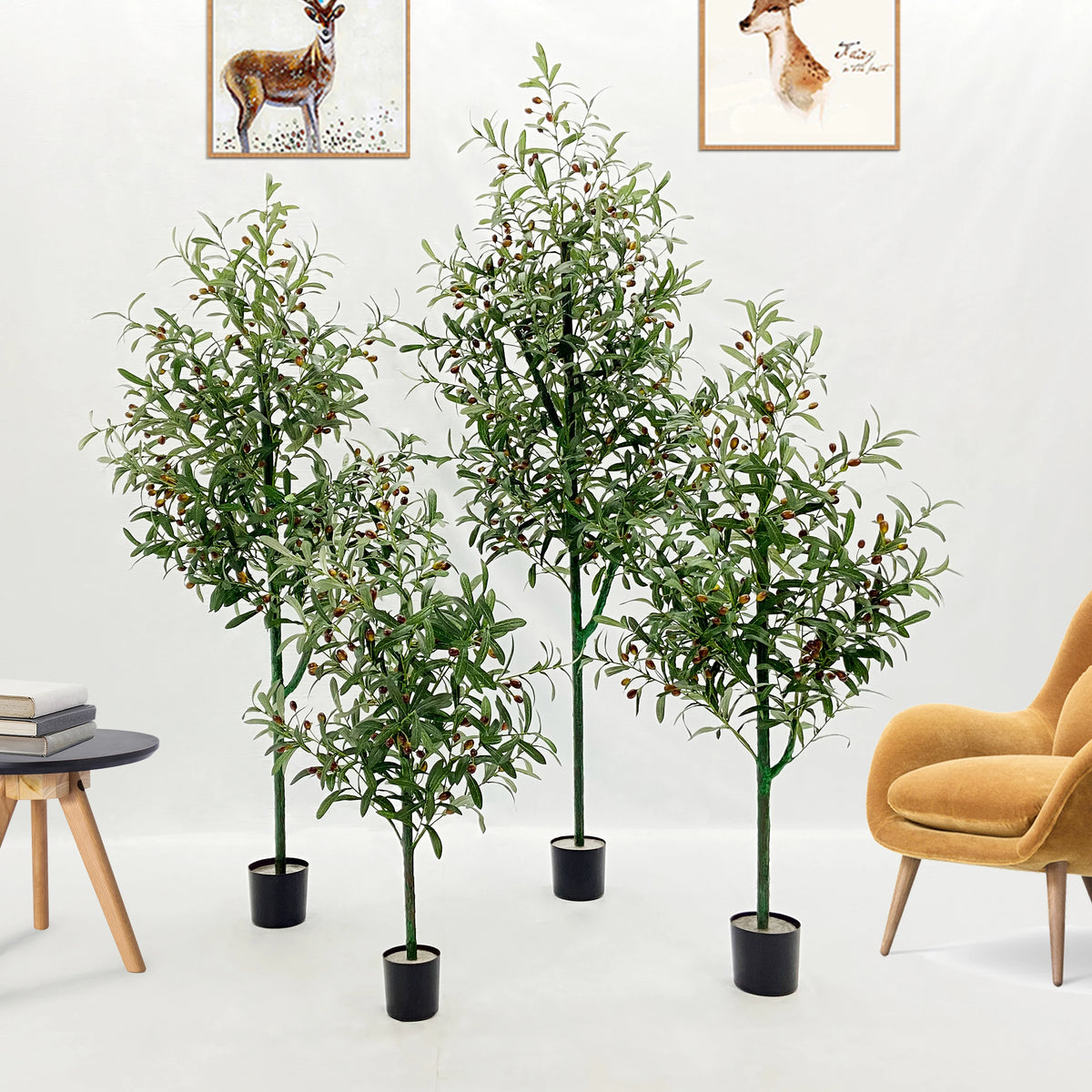 Artificial potted plant for modern interior decoration