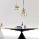 Nordic moon jelly LED pendant light with double glass cover