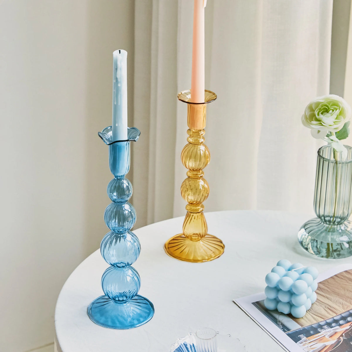 Artistic candle holders chandelier for elegant interior decoration - vue 3 sur 17