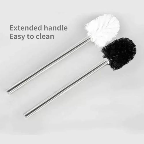 Stainless steel toilet brush for sanitary cleaning - vue 2 sur 8