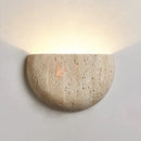 Medieval style retro LED wall lamp in natural stone