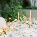 Decorative glass candle holder for weddings and offices
