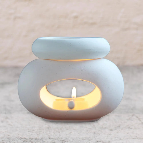 essential oil burner aroma diffuser for well-being and relaxation - vue 5 sur 7