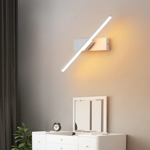 Modern adjustable 330° rotatable LED wall light - vue 7 sur 8