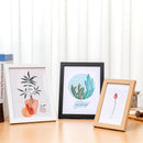 Wooden hanging photo frame with plexiglass for photo display