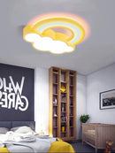 Cartoon rainbow cloud ceiling light for children, boys and girls