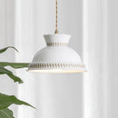 Modern ceramic flower pendant light