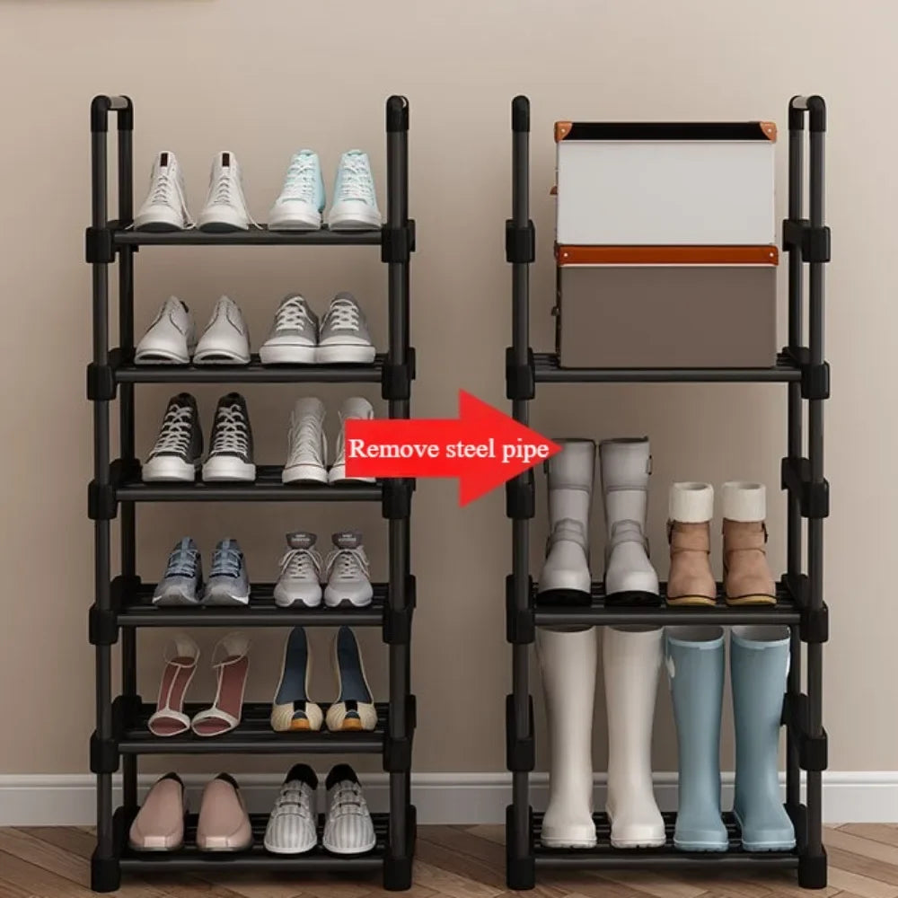 removable and economical multi-layer shoe rack - vue 4 sur 11