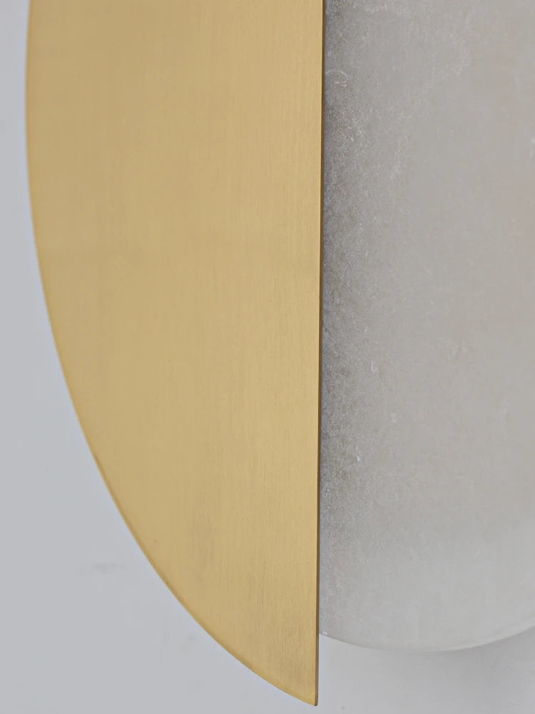Elegant and modern copper wall light with LED - vue 4 sur 6