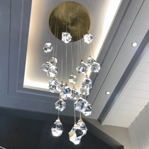 Modern crystal chandelier Winfordo for exhibition hall - vue 6 sur 13