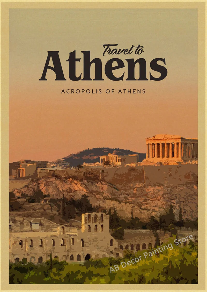Vintage travel poster for tourism enthusiasts