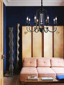 Retro luxury American style crystal chandelier