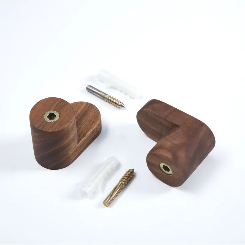 decorative wooden hook for multi-purpose storage - vue 7 sur 8