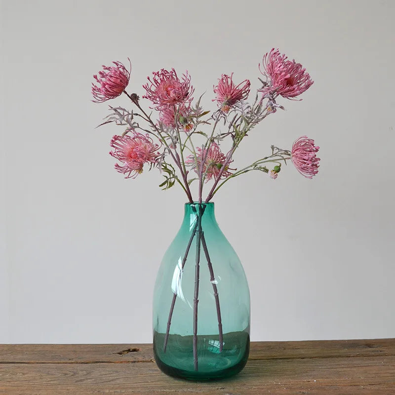Leucospermum artificial flowers for wedding decoration - vue 3 sur 10