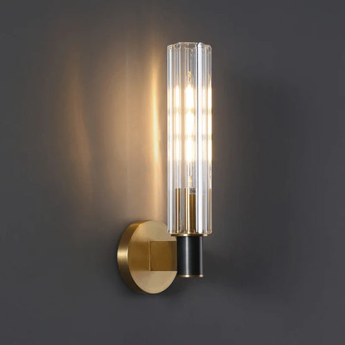 Retro brass LED wall light for modern lighting - vue 2 sur 8