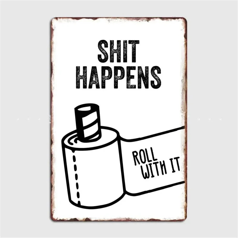 retro metal sign for fun wall decor - vue 8 sur 38