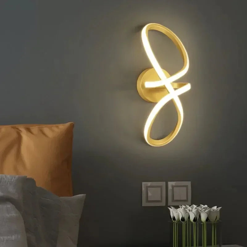 Modern minimalist LED ceiling light for hallway, entrance and staircase - vue 3 sur 12