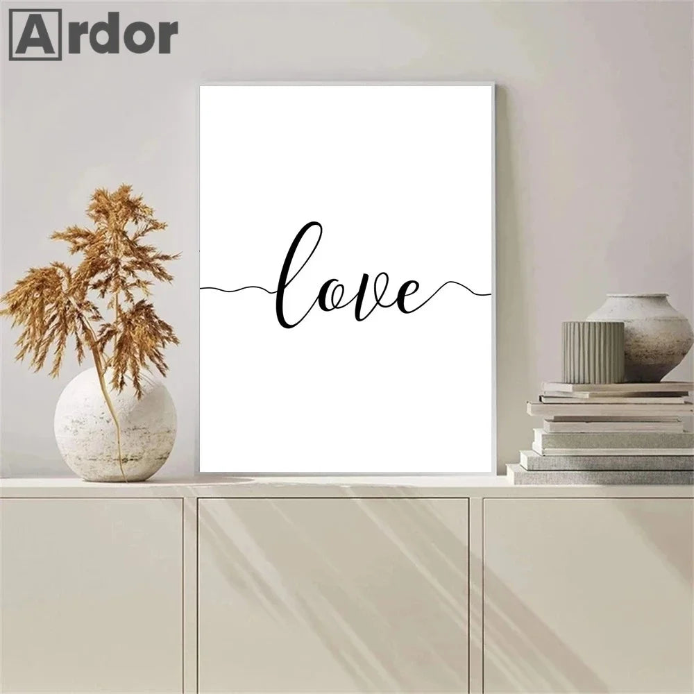 citations de motivation nordiques pour décoration murale en toile - vue 5 sur 7