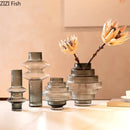 glass vase for hydroponic flowers modern and original decoration