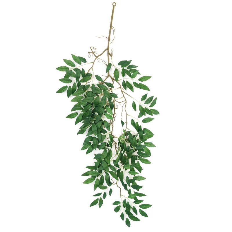 Hanging artificial leaves for wedding and event decoration
