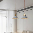 Vintage industrial loft pendant light with metal shade
