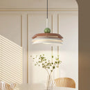 Modern metal pendant light with adjustable brightness for indoor lighting