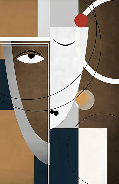 Modern abstract paintings for artistic interior decoration