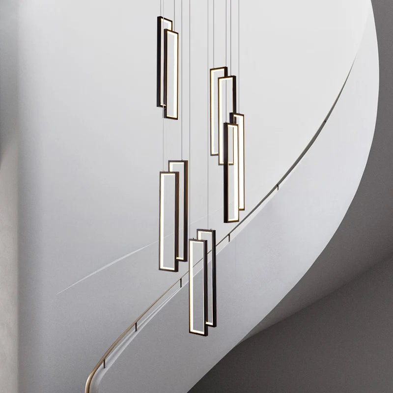 Modern LED chandelier for creative duplex decoration