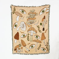 Bohemian landscape pattern throw blanket for sofa