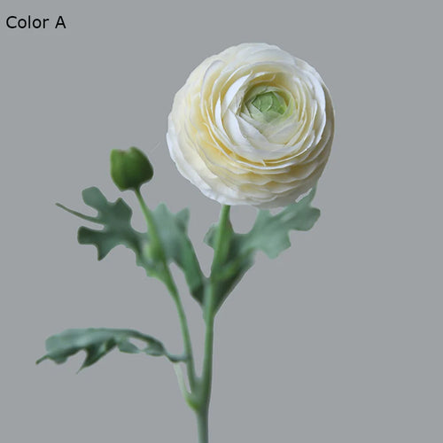 Silk artificial buttercup flower heads for wedding decoration - vue 11 sur 10