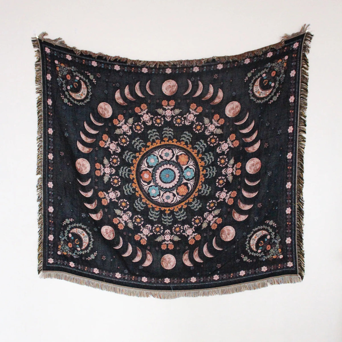 Bohemian pastoral landscape throw for sofa bedroom living room