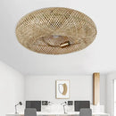 Silent ceiling fan lamp with invisible blades and remote control