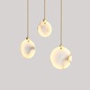 Modern creative marble effect LED chandelier