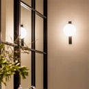Modern LED globe wall light